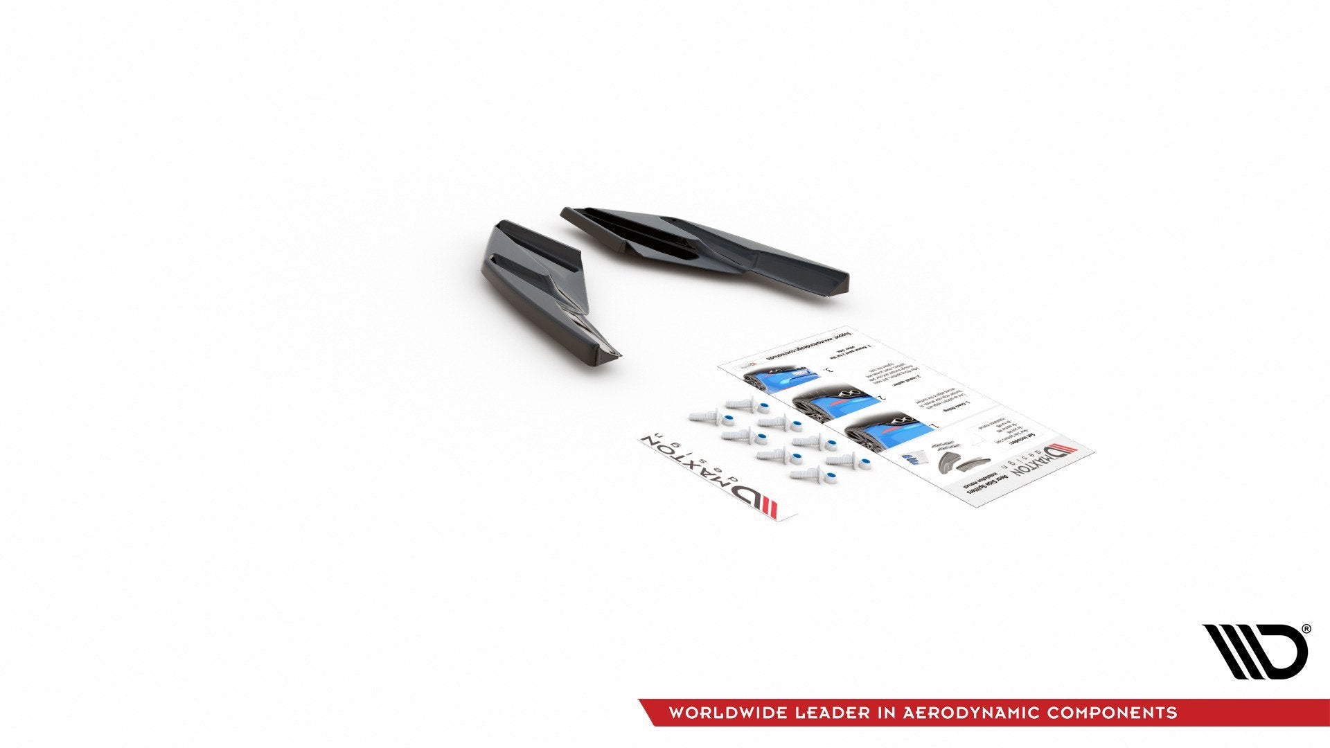 Rear Side Splitters Volkswagen Golf Hatchback Mk8