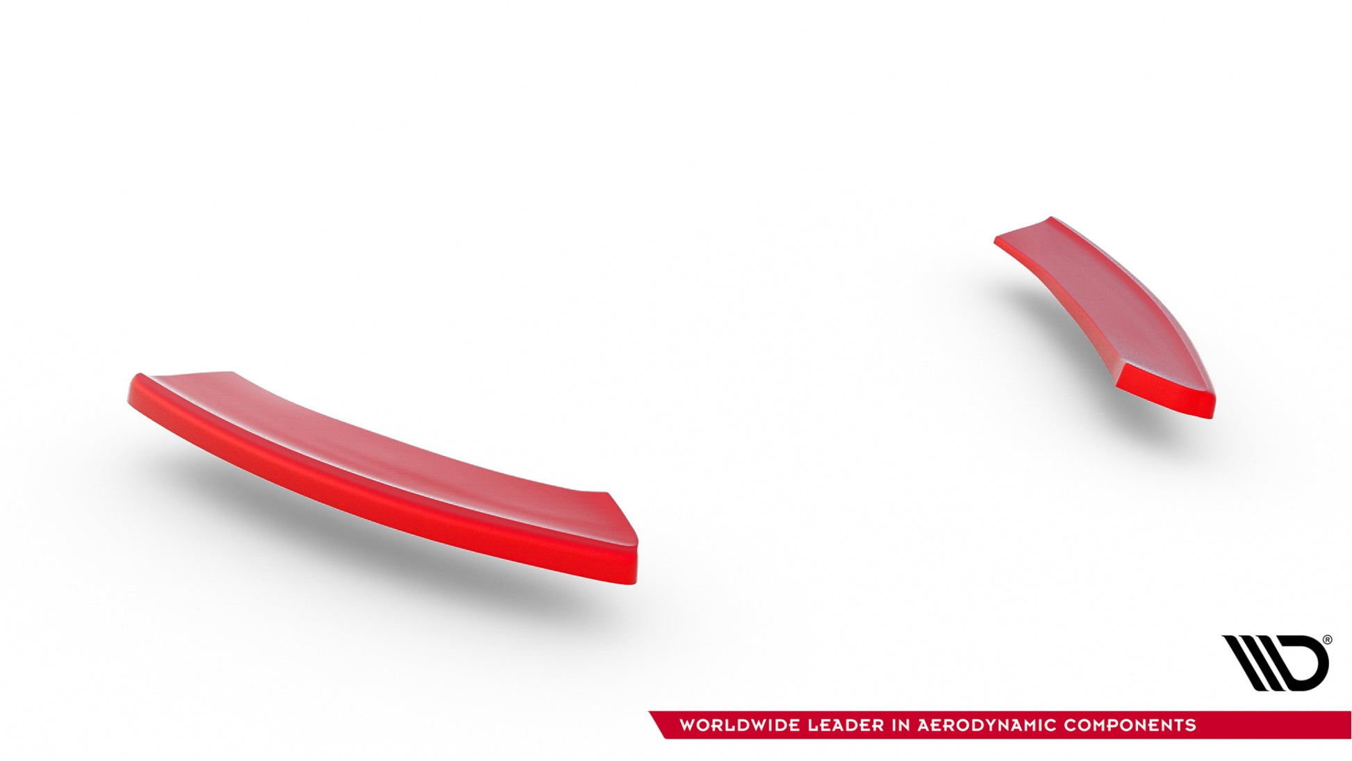 Rear Side Splitters Volkswagen Golf Hatchback R / R-Line Mk7 Facelift