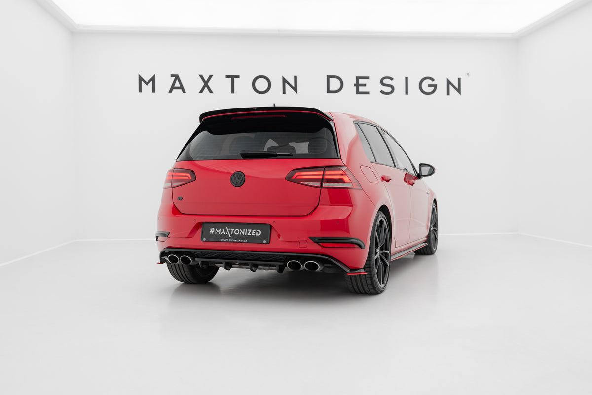 Rear Side Splitters Volkswagen Golf Hatchback R / R-Line Mk7 Facelift