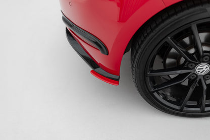 Rear Side Splitters Volkswagen Golf Hatchback R / R-Line Mk7 Facelift