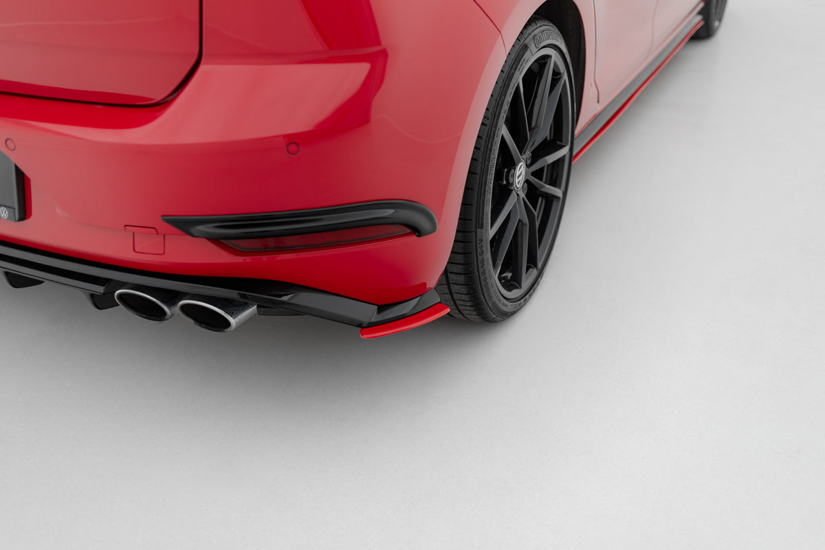 Rear Side Splitters Volkswagen Golf Hatchback R / R-Line Mk7 Facelift