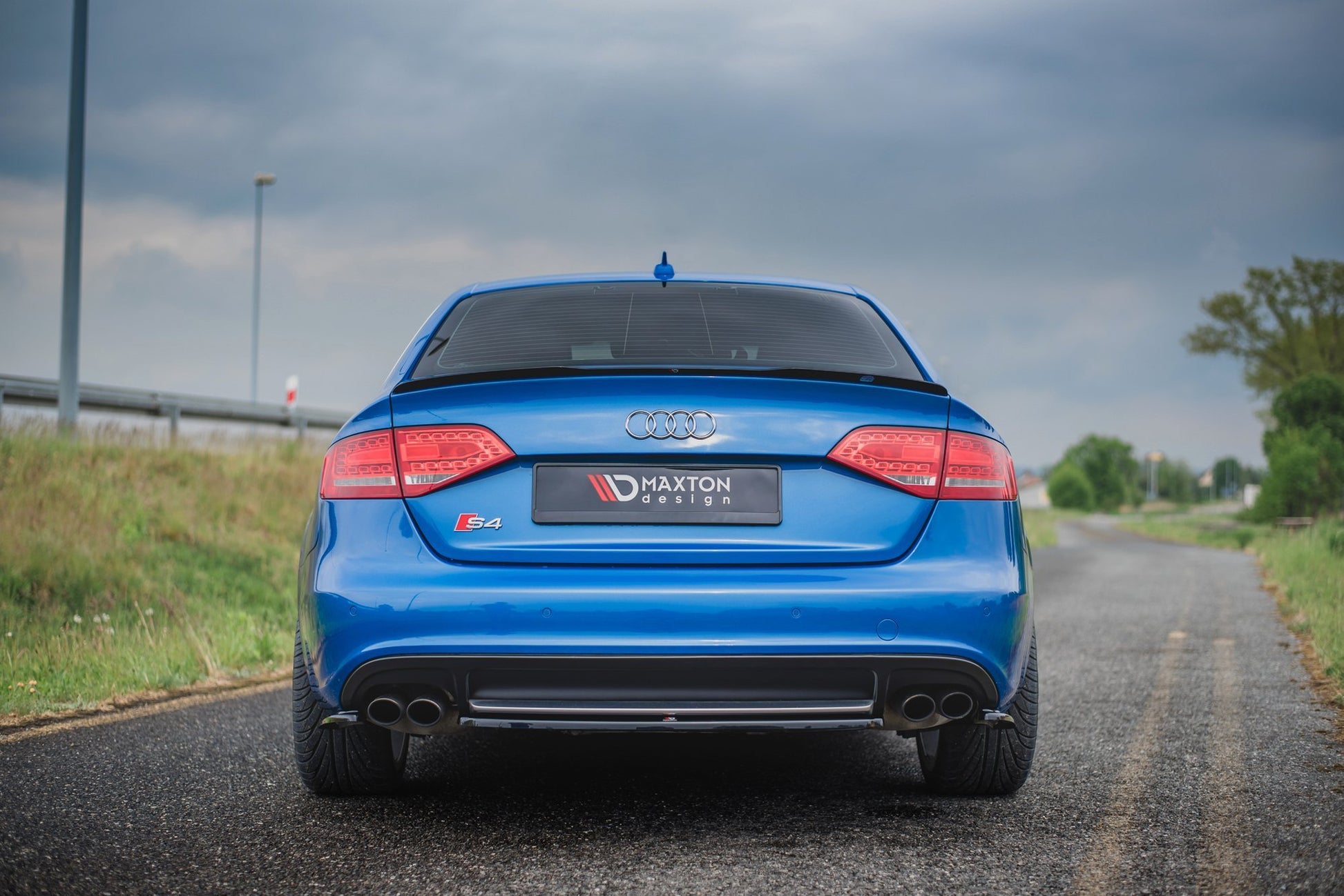 Rear Splitter Audi S4 / A4 S-Line B8 Sedan