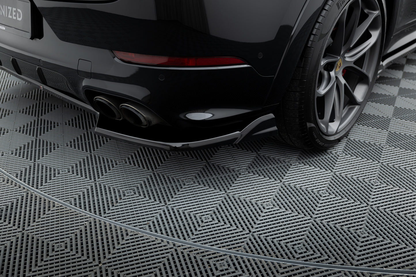 Rear Splitter Porsche Cayenne SUV / Coupe Mk3 Facelift