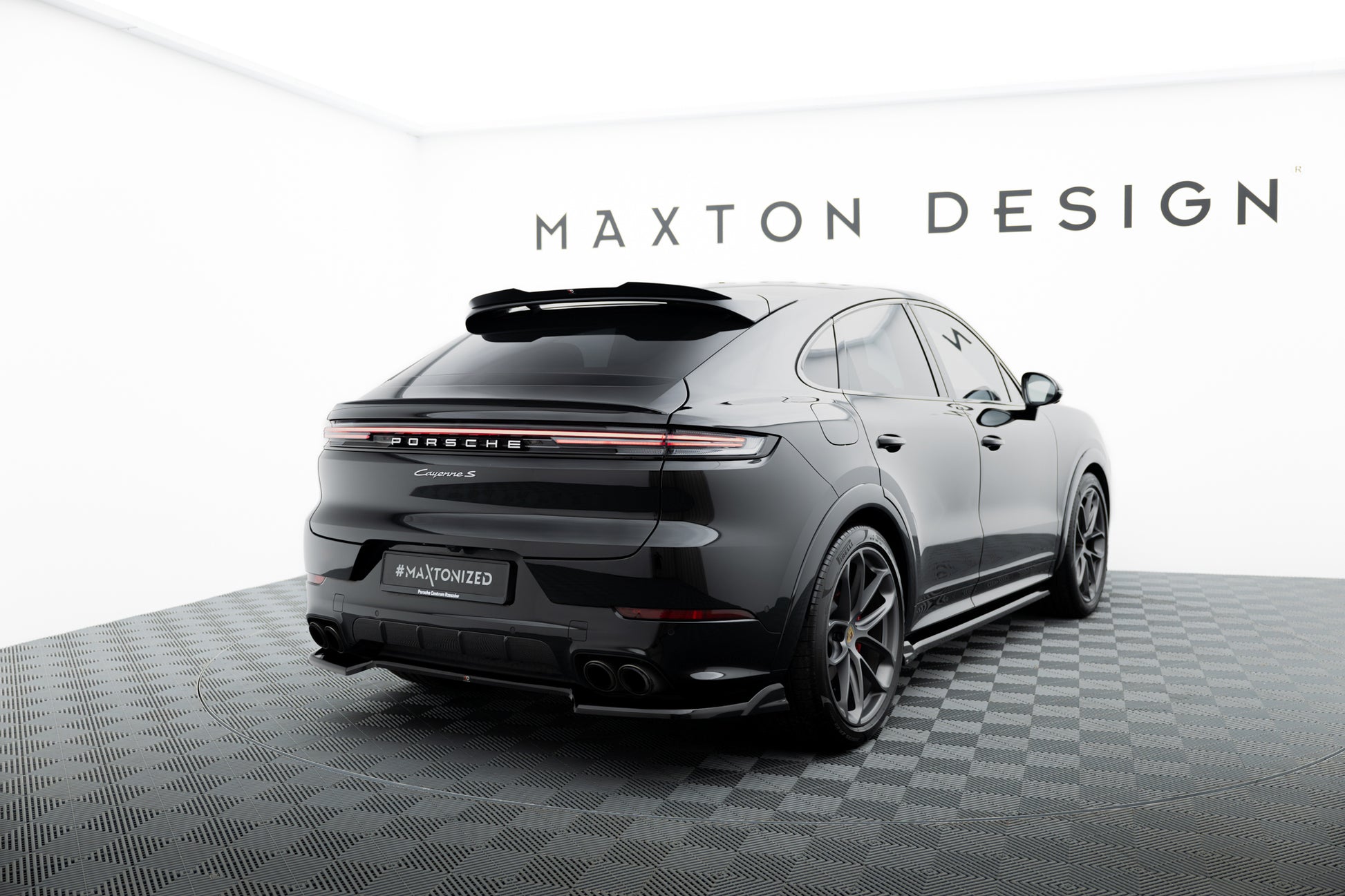 Rear Splitter Porsche Cayenne SUV / Coupe Mk3 Facelift