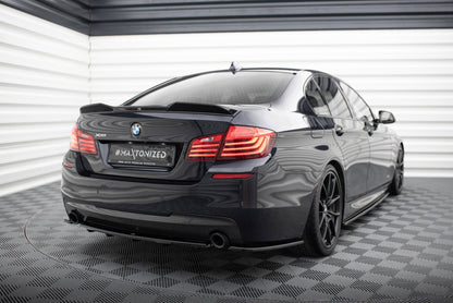 Rear Splitter for BMW 5 M-Pack Sedan/Touring F10/F11 (fits two single exhaust ends)