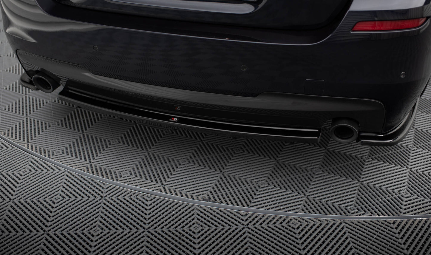 Rear Splitter for BMW 5 M-Pack Sedan/Touring F10/F11 (fits two single exhaust ends)