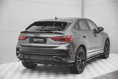 Rear Splitter (with vertical bars) Audi Q3 Sportback S-Line F3