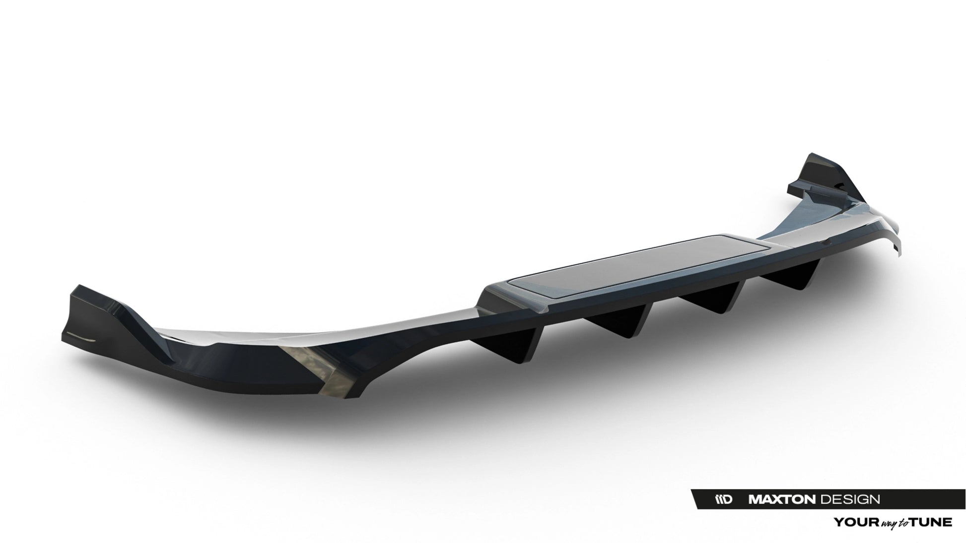 Rear Splitter (with vertical bars) Audi Q6 e-tron S-Line / SQ6 e-tron SUV / Sportback Mk1
