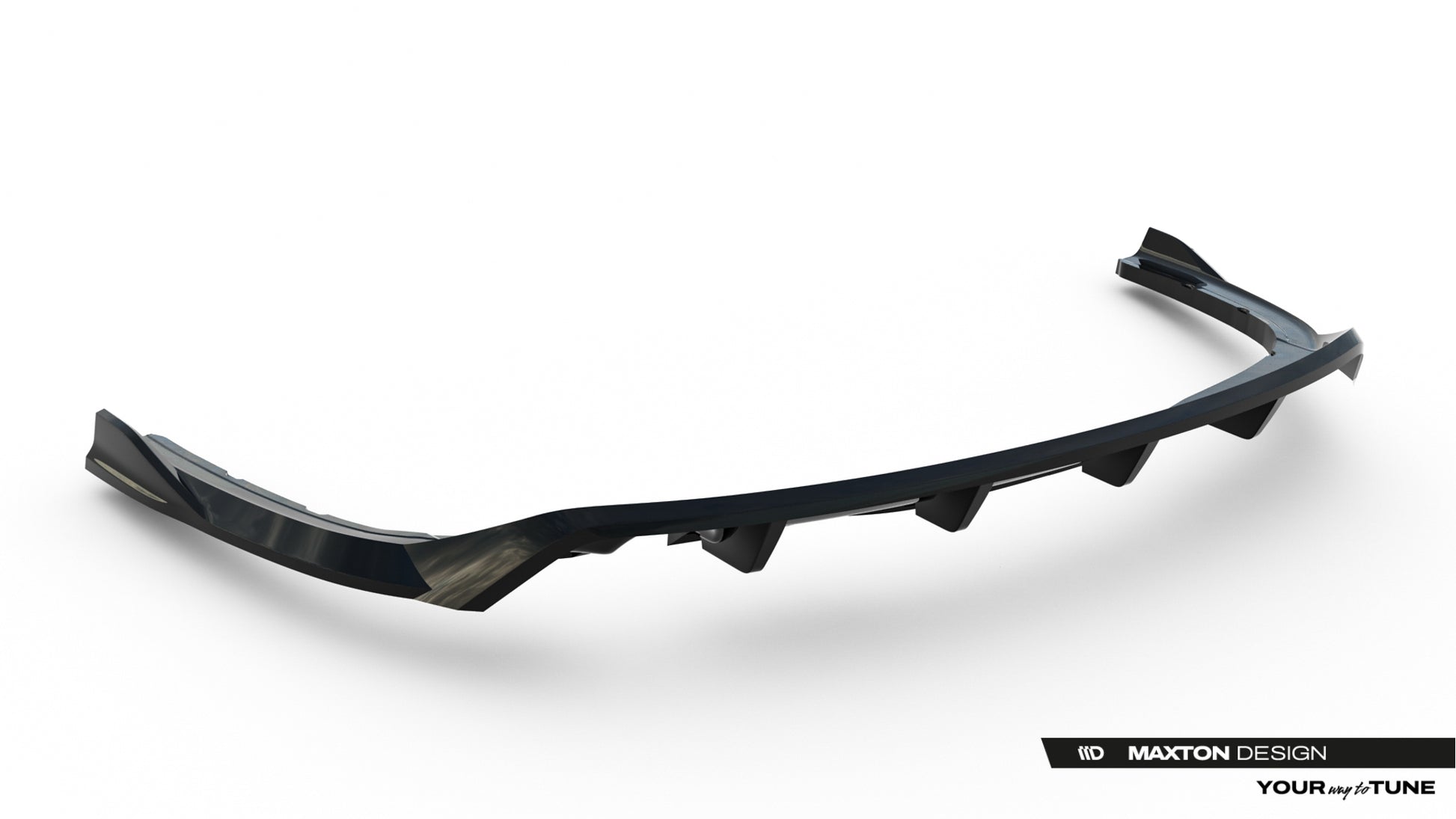 Rear Splitter (with vertical bars) BMW 3 Sportline Sedan / Touring F30 / F31