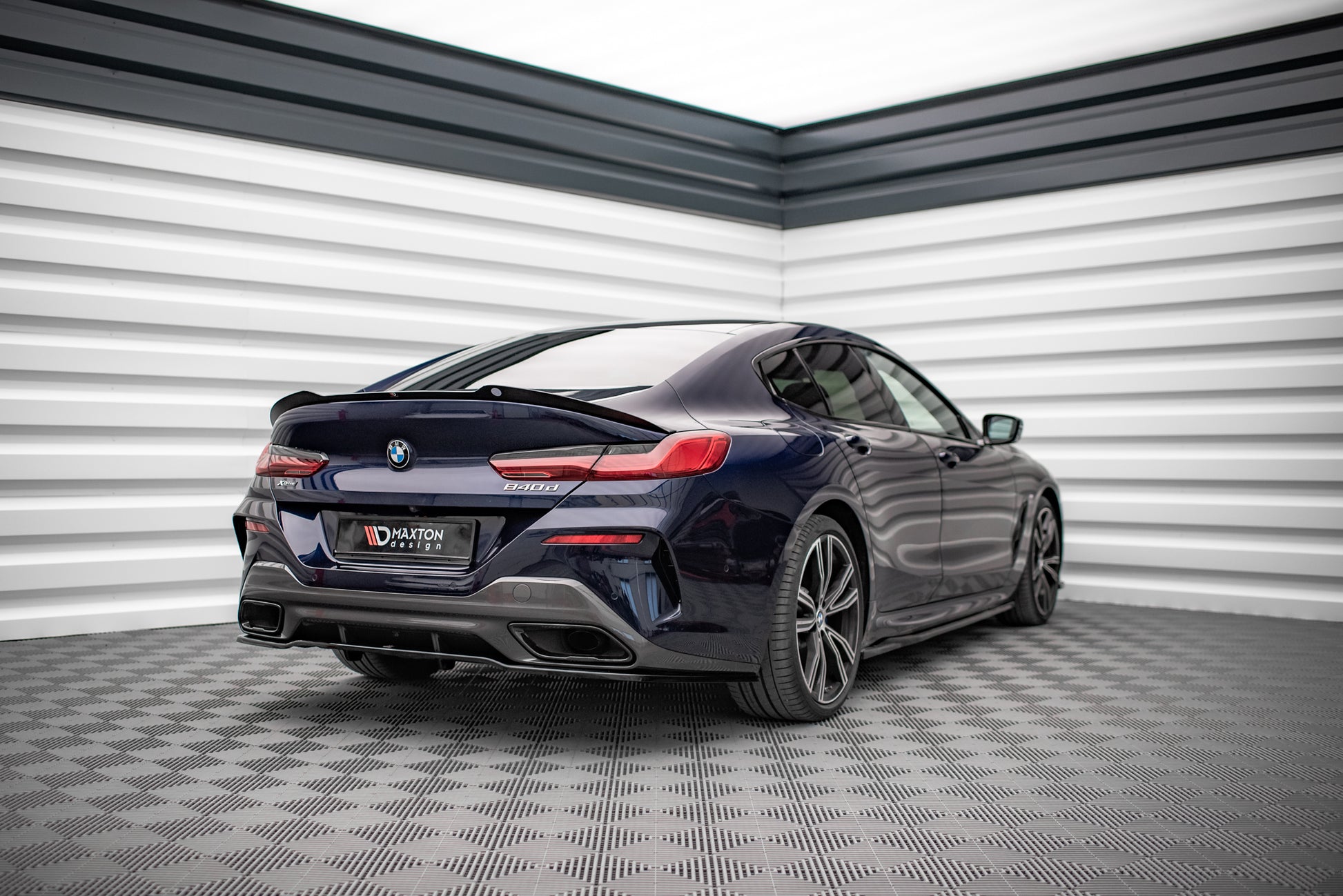 Rear Splitter (with vertical bars) BMW 8 Gran Coupe M-Pack G16