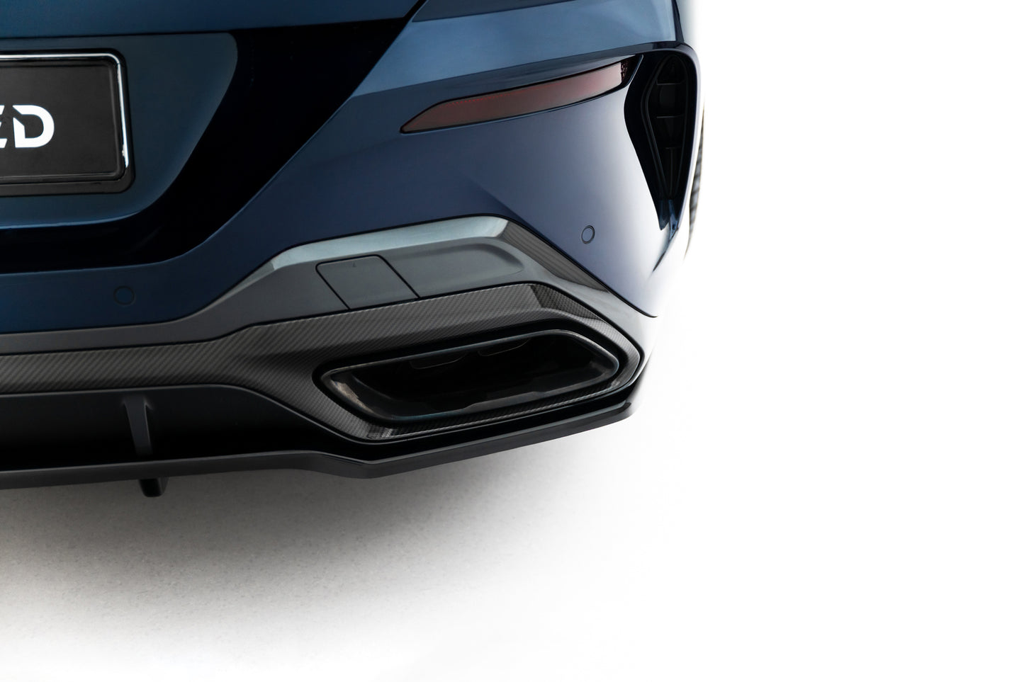 Rear Splitter (with vertical bars) BMW 8 Gran Coupe M-Pack G16