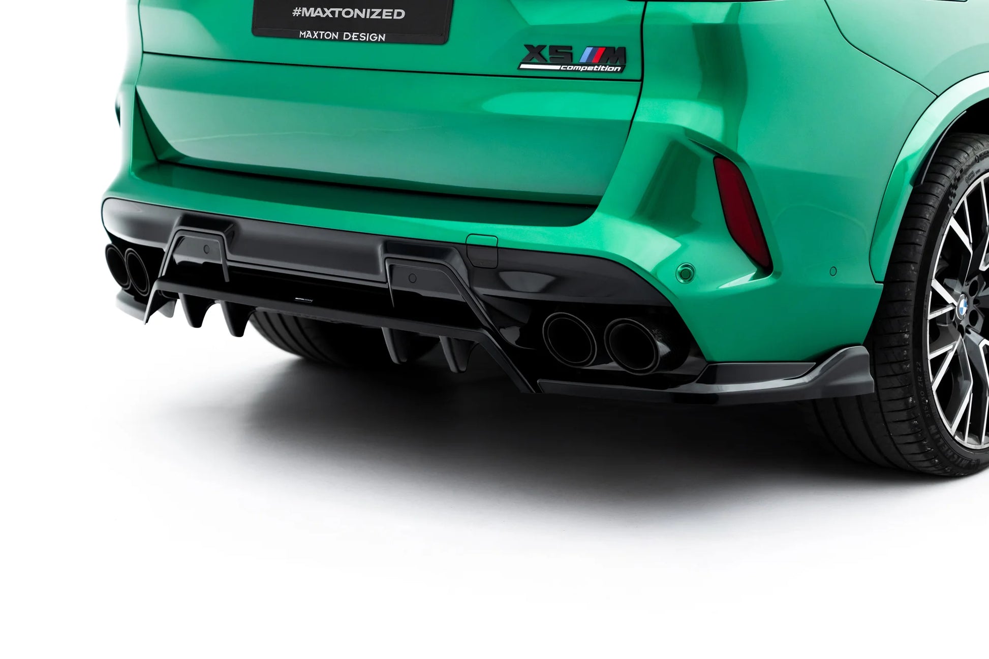 Rear Splitter (with vertical bars) BMW X5 M F95 / F95 Facelift