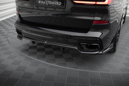 Rear Splitter (with vertical bars) BMW X7 M-Pack G07 Facelift