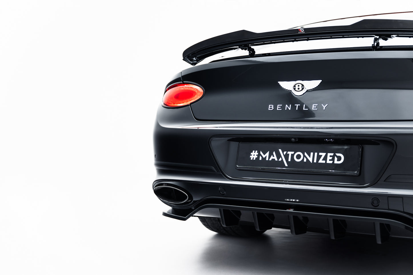 Rear Splitter (with vertical bars) Bentley Continental GT Coupe Mk3