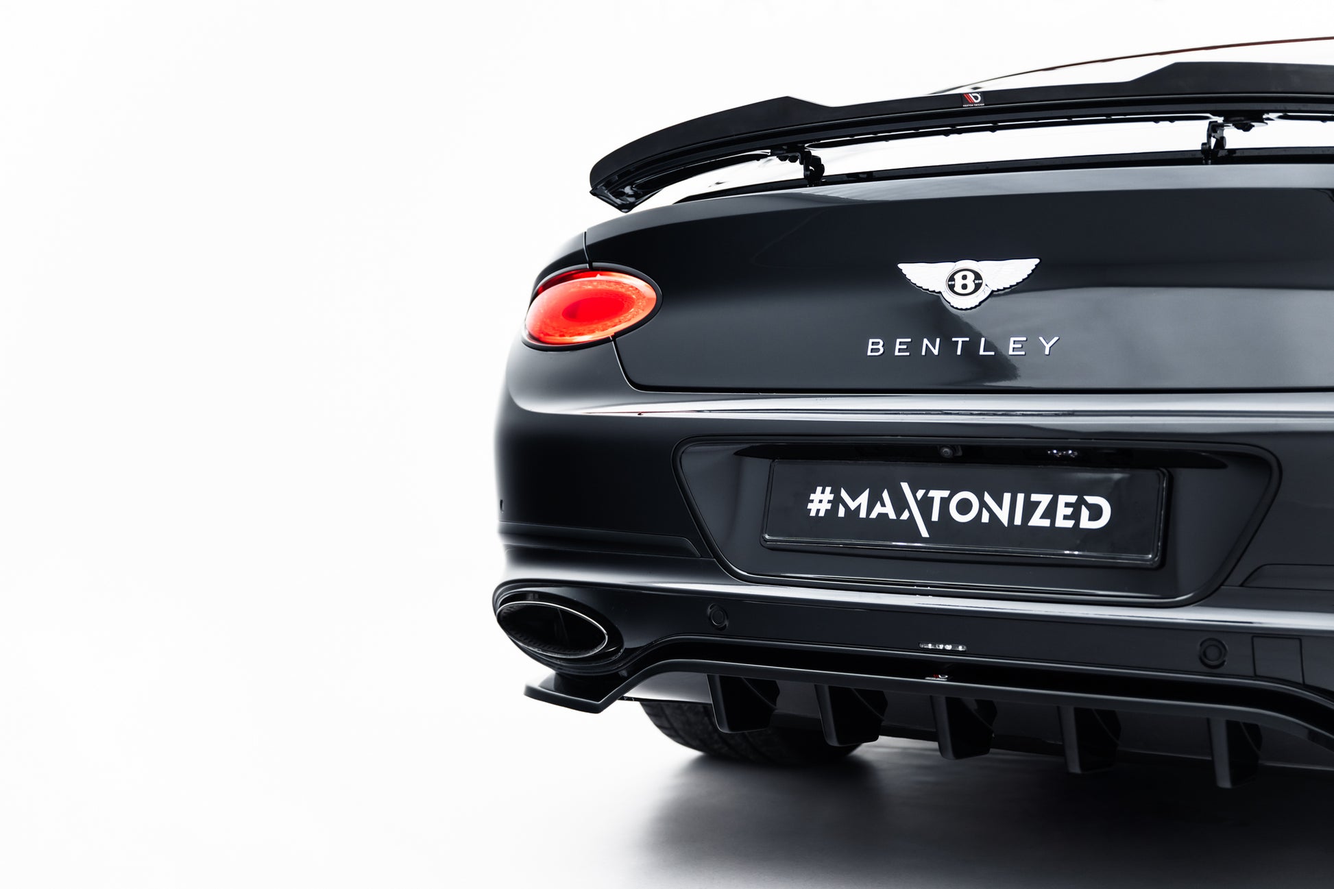 Rear Splitter (with vertical bars) Bentley Continental GT Coupe Mk3