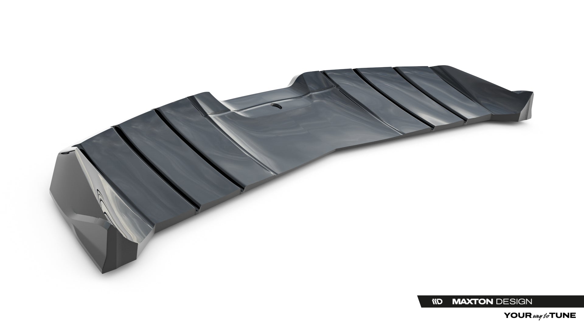 Rear Splitter (with vertical bars) + LED  Mercedes-AMG GT R C190 Facelift