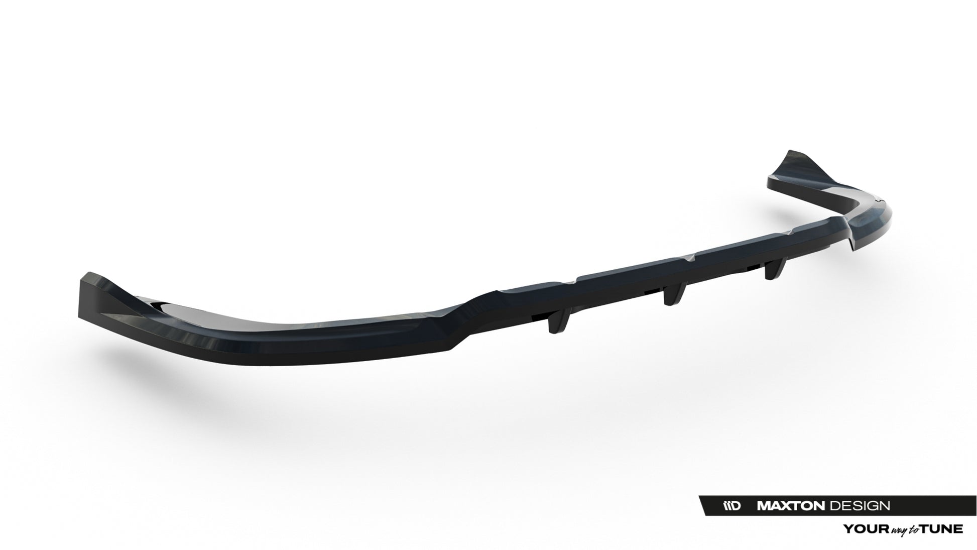 Rear Splitter (with vertical bars) Lexus RX F-Sport Mk4 Facelift
