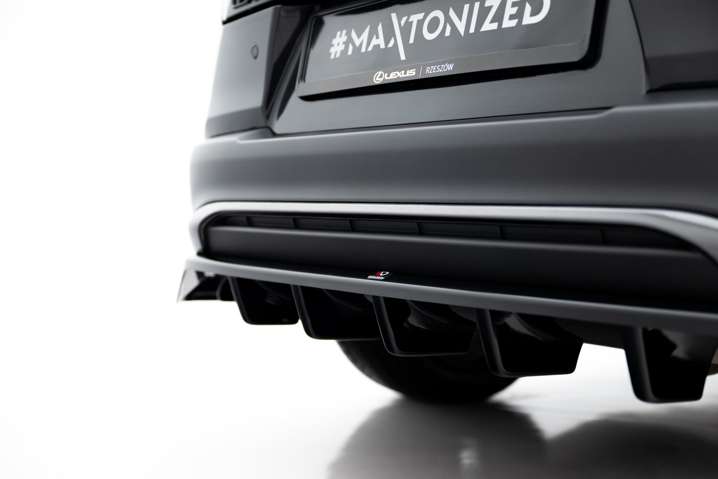Rear Splitter (with vertical bars) Lexus UX F-Sport Mk1