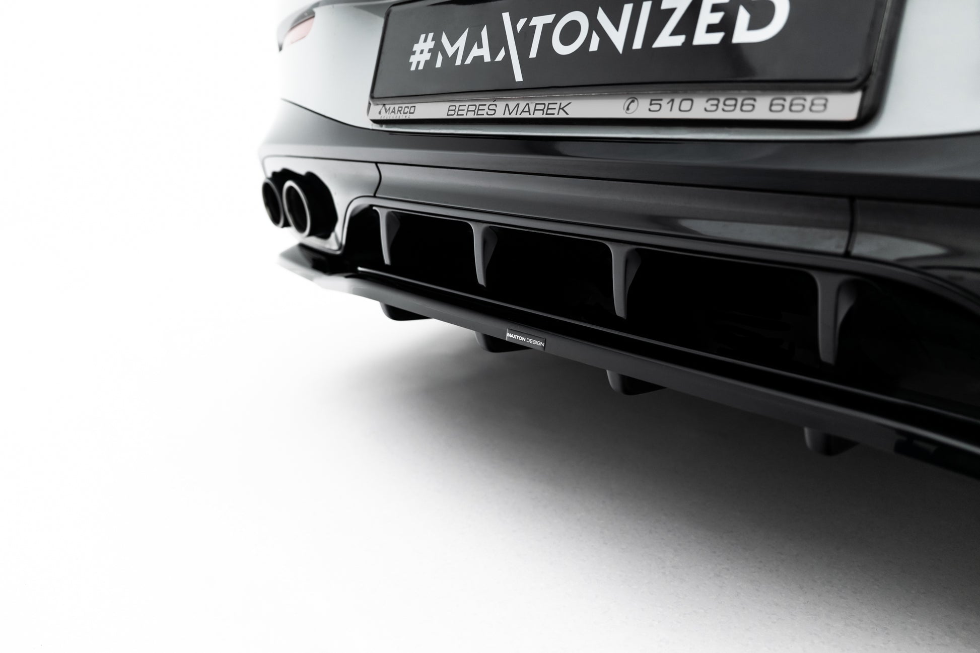 Rear Splitter (with vertical bars) Mercedes-AMG CLE 53 Aero C236