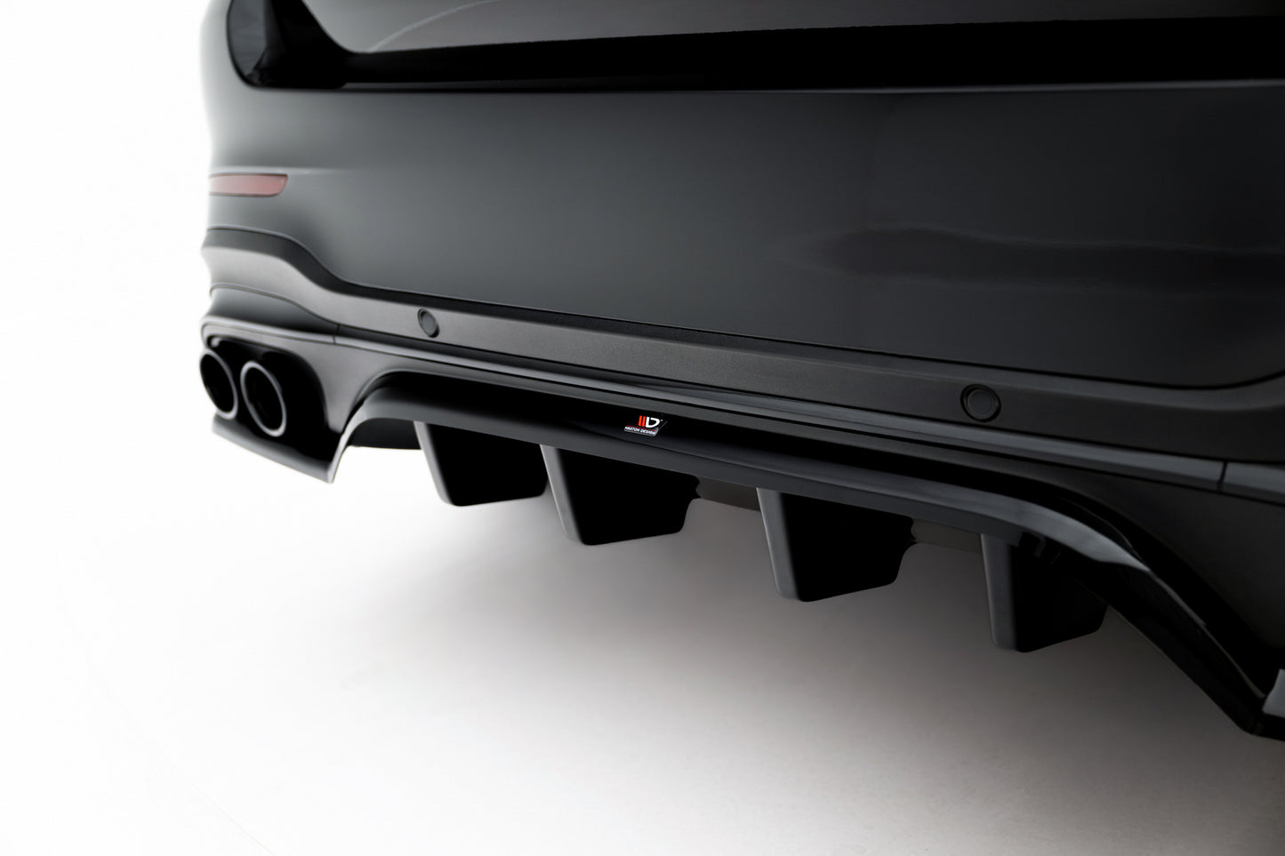 Rear Splitter (with vertical bars) Mercedes-AMG GLC 43 SUV X253 Facelift