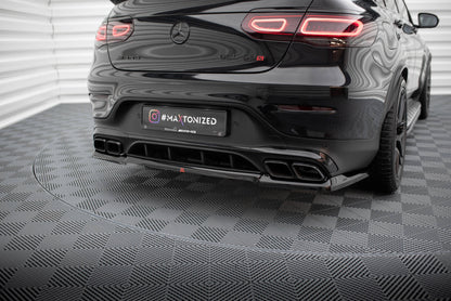 Rear Splitter (with vertical bars) Mercedes-AMG GLC 63 Coupe C253 Facelift