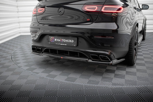 Rear Splitter (with vertical bars) Mercedes-AMG GLC 63 Coupe C253 Facelift