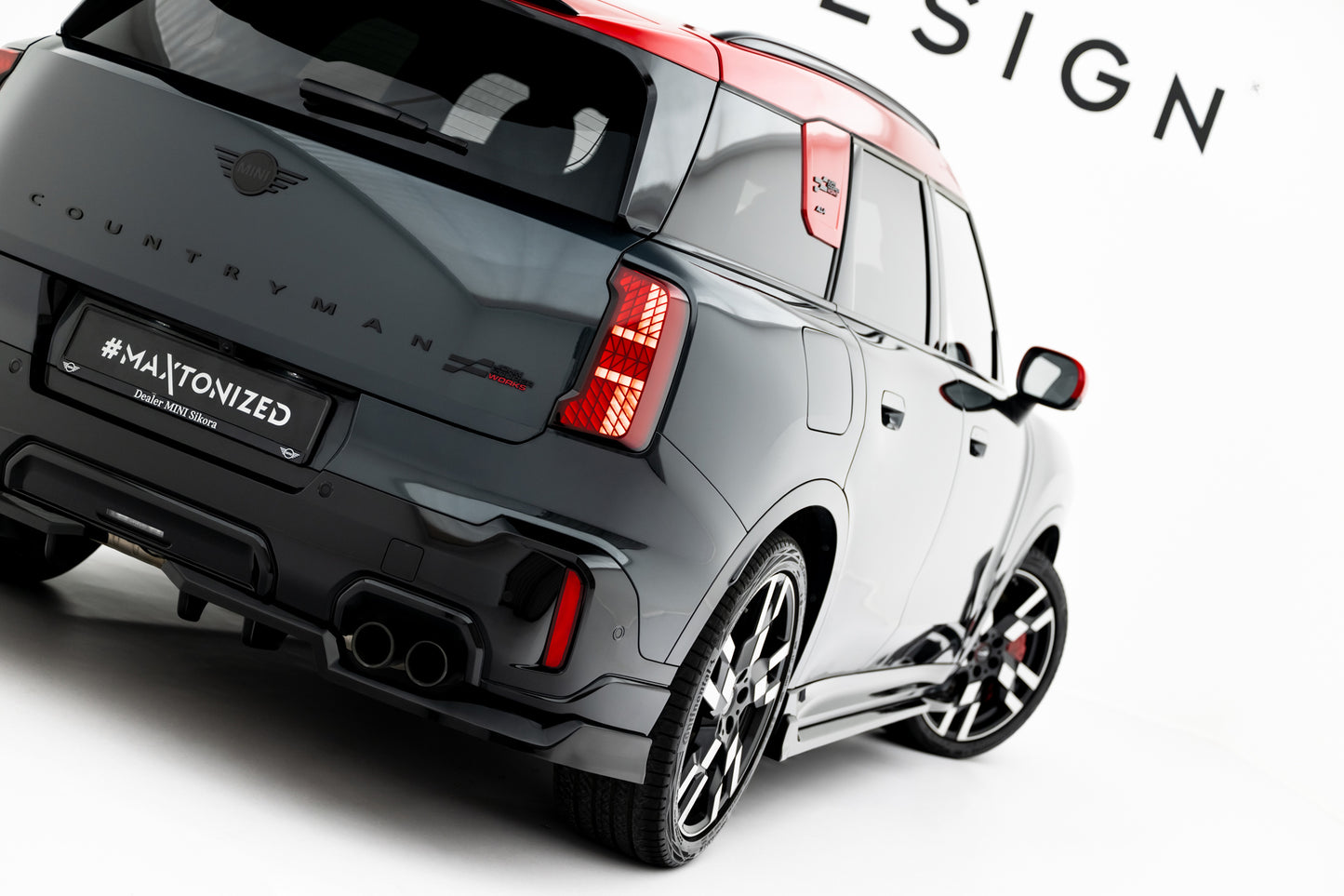 Rear Splitter (with vertical bars) Mini Countryman JCW U25