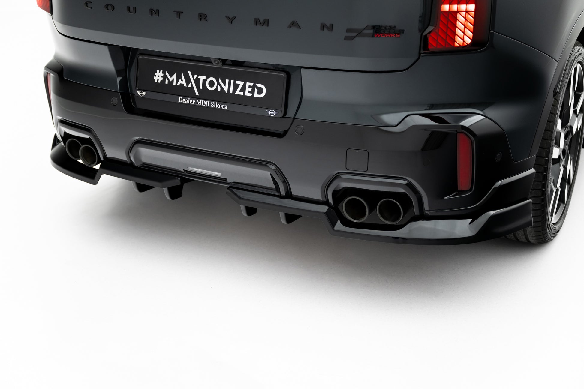 Rear Splitter (with vertical bars) Mini Countryman JCW U25