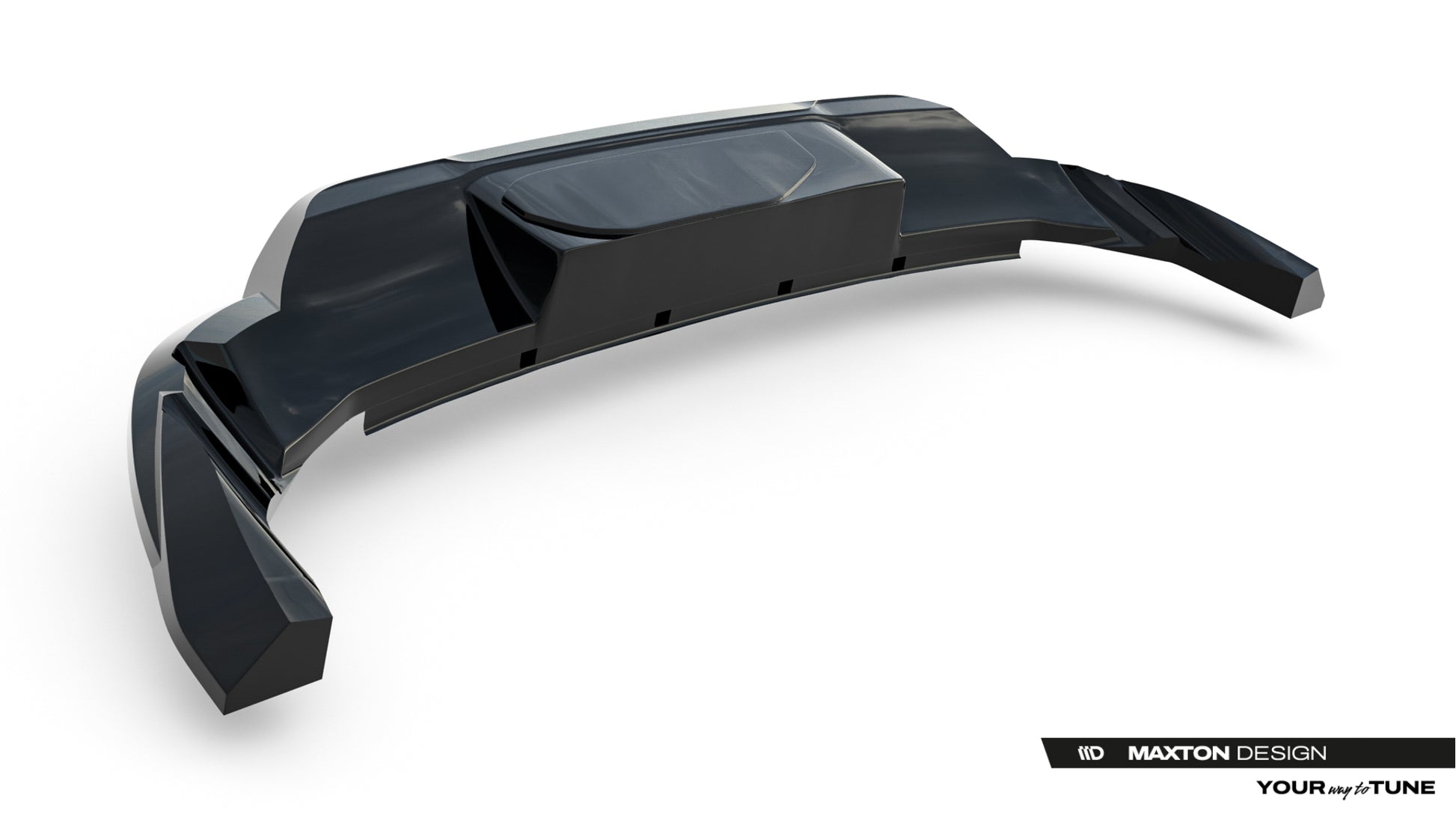 Rear Splitter (with vertical bars) Porsche Macan EV Mk1