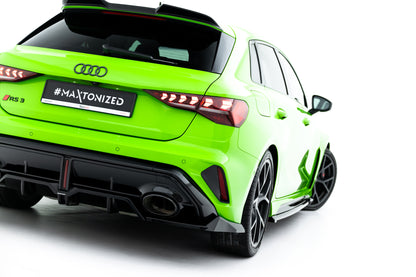Rear Splitter (with vertical bars) V.3 Audi RS3 Sportback 8Y Facelift