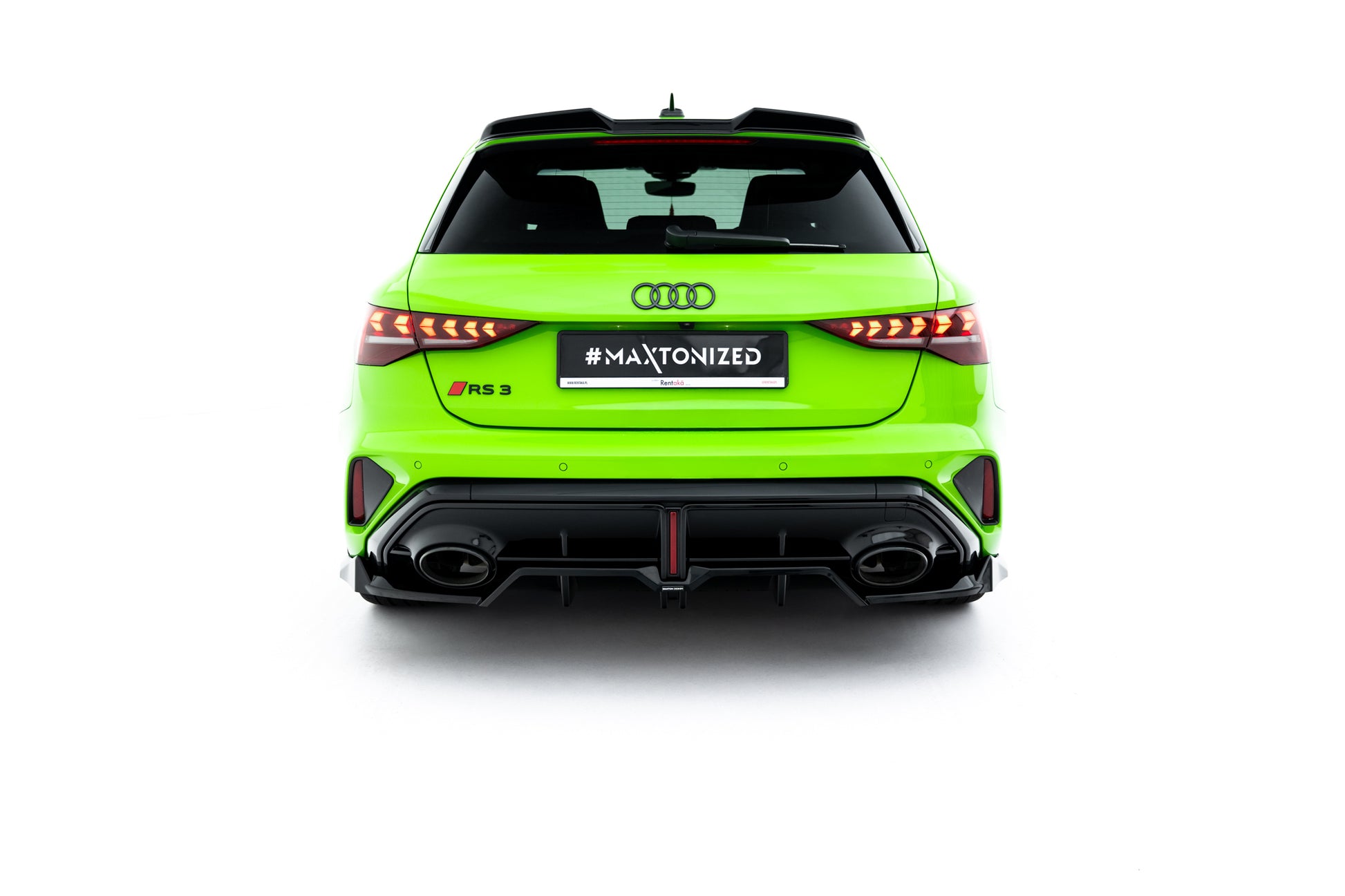 Rear Splitter (with vertical bars) V.3 Audi RS3 Sportback 8Y Facelift
