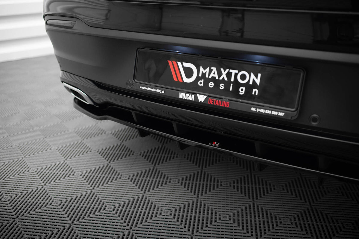 Rear Splitter (with vertical bars) V.1 Mercedes-Benz GLE Coupe AMG-Line C167 / C167 Facelift