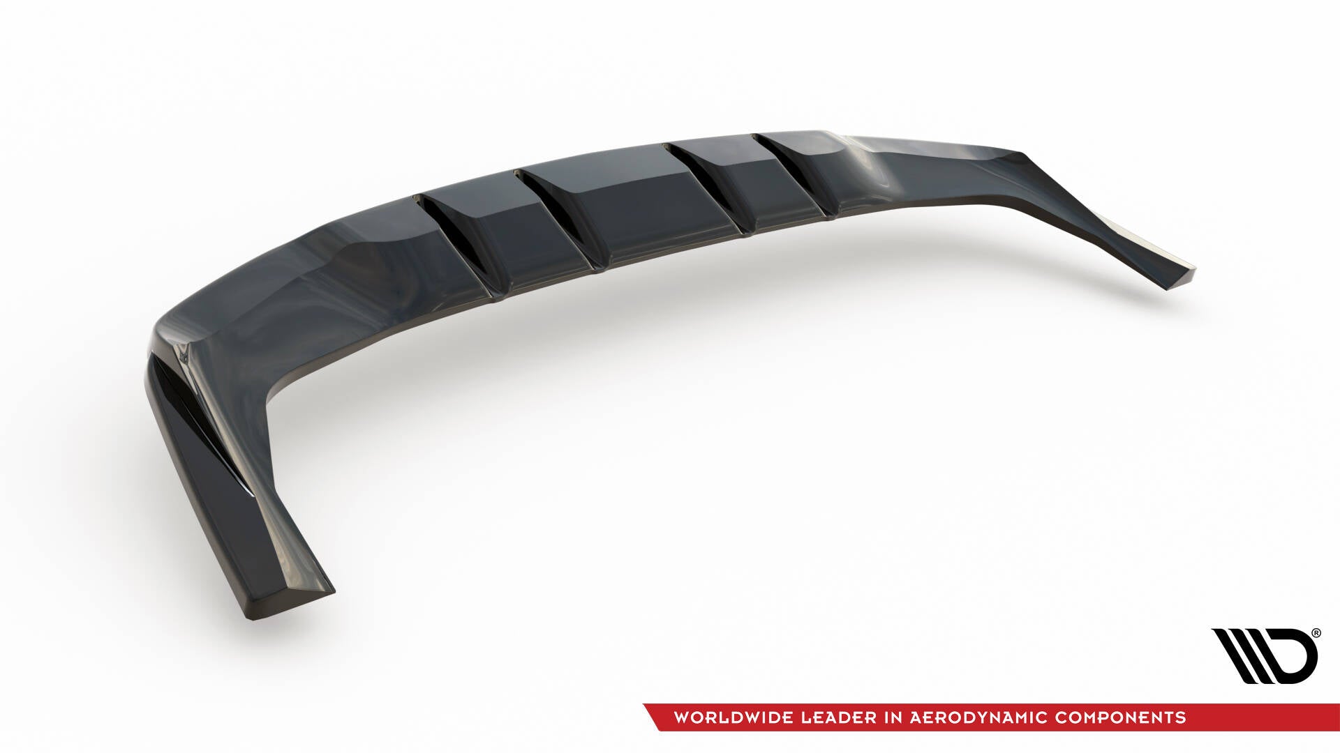 Rear Splitter (with vertical bars) V.1 Mercedes-Benz GLE Coupe AMG-Line C167 / C167 Facelift