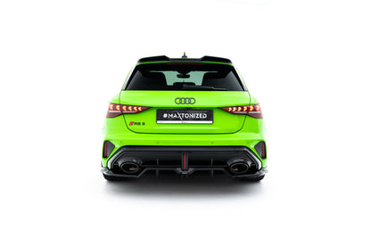 Rear Splitter (with vertical bars) V.1 Audi RS3 Sportback 8Y Facelift