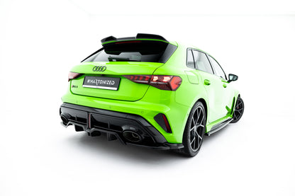 Rear Splitter (with vertical bars) V.1 Audi RS3 Sportback 8Y Facelift