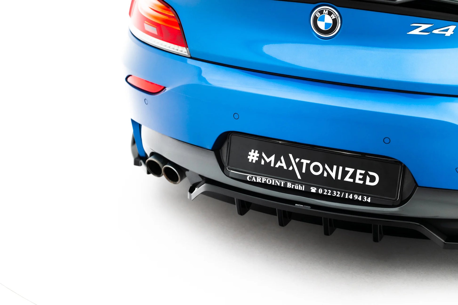 Rear Splitter with vertical bars V.2 BMW Z4 M-Pack E89 Facelift