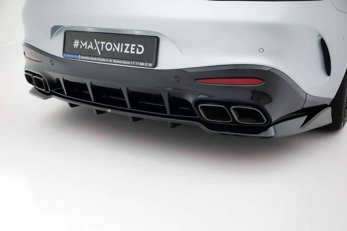 Rear Splitter (with vertical bars) V.2 Mercedes-AMG GT 63 / 55 / 63 S E Performance C192