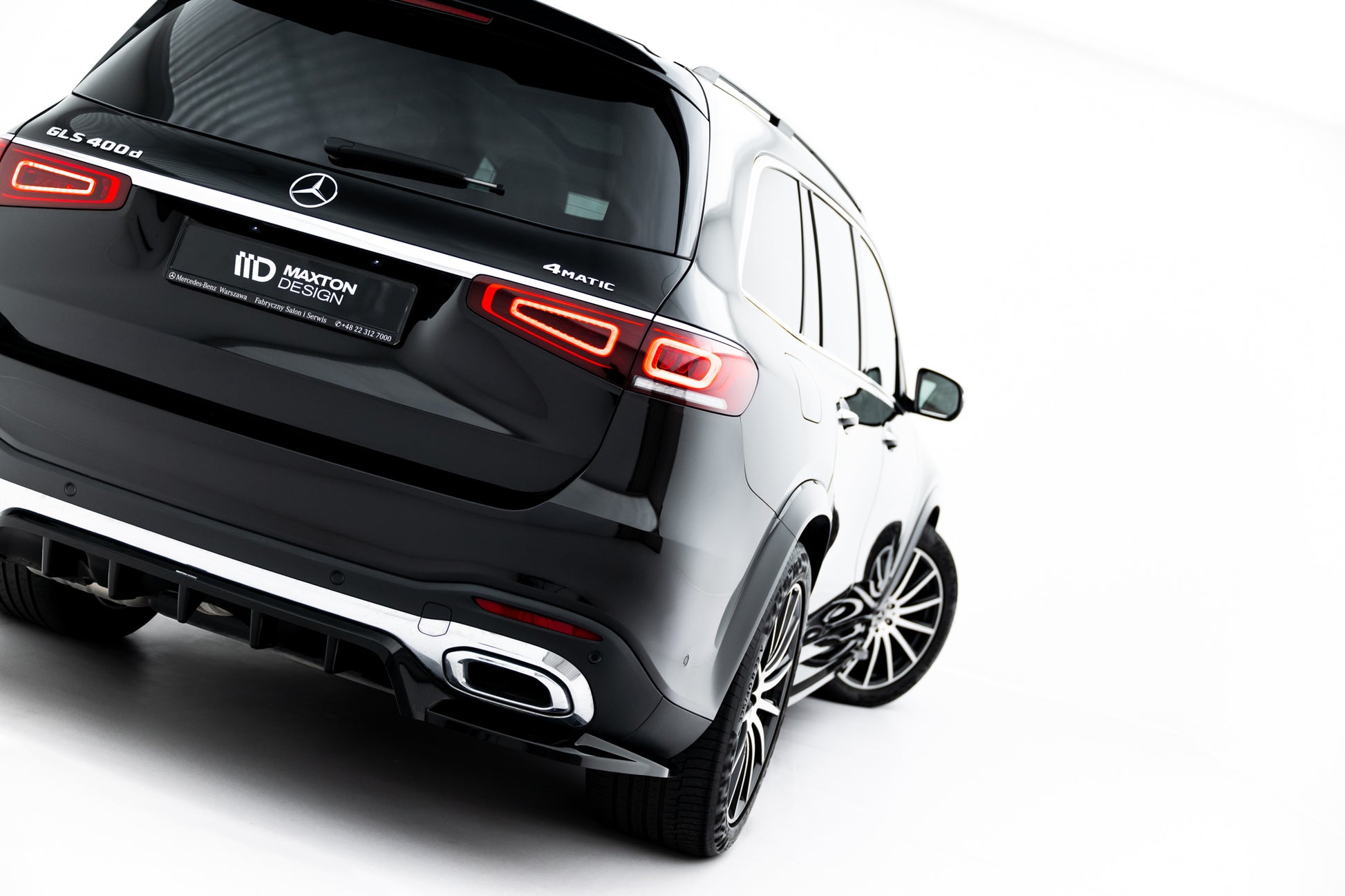 Rear Splitter (with vertical bars) V.2 Mercedes-Benz GLS AMG-Line X167