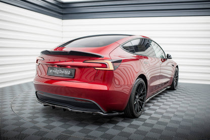 Rear Splitter (with vertical bars) V.2 Tesla Model 3 Project Highland(Facelift)