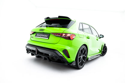 Rear Splitter (with vertical bars) V.2 Audi RS3 Sportback 8Y Facelift