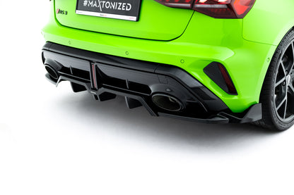 Rear Splitter (with vertical bars) V.2 Audi RS3 Sportback 8Y Facelift