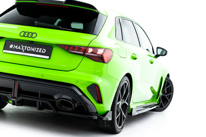 Rear Splitter (with vertical bars) V.2 Audi RS3 Sportback 8Y Facelift