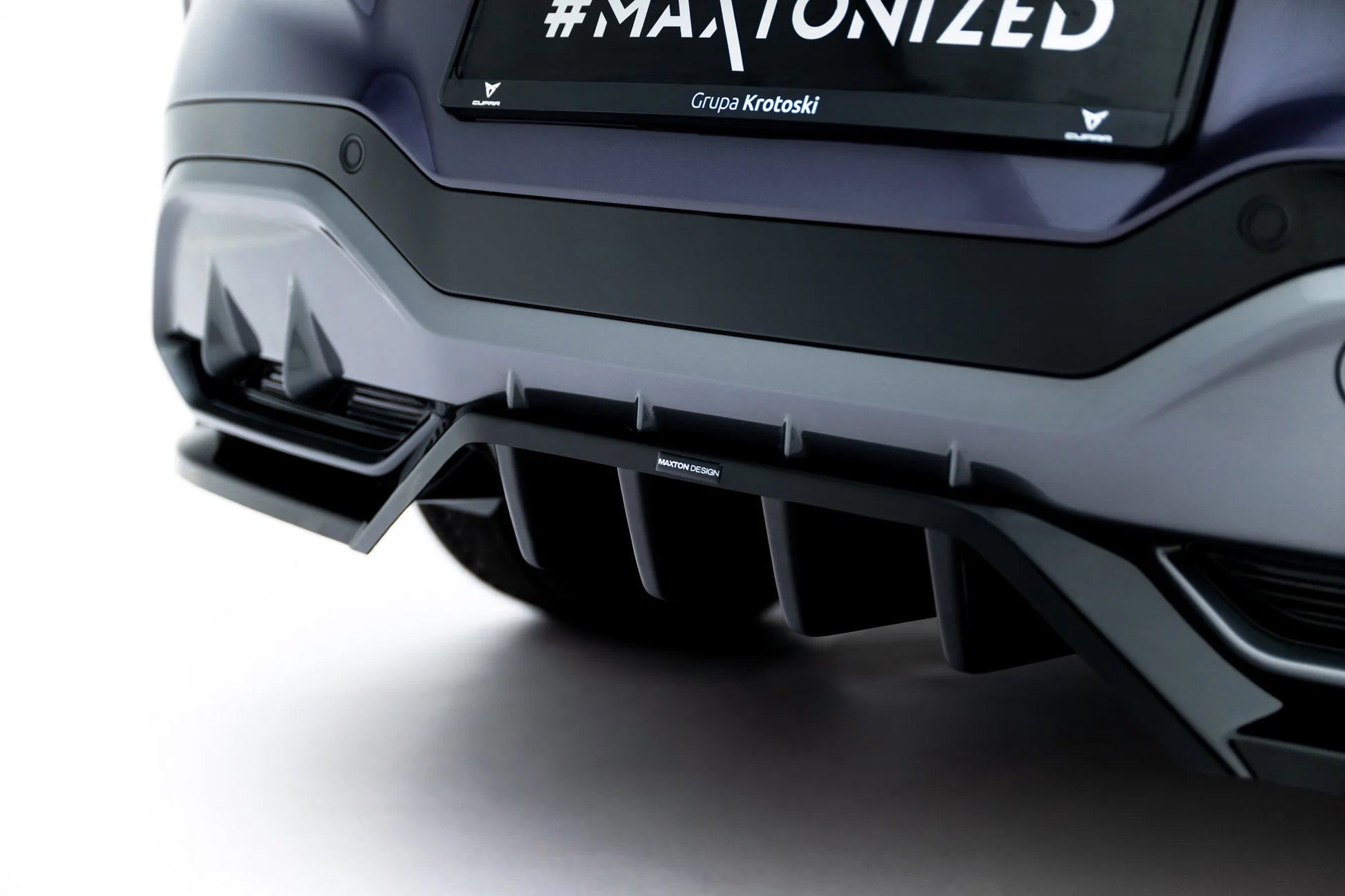 Rear Splitter with vertical bars V.3 Cupra Terramar Mk1