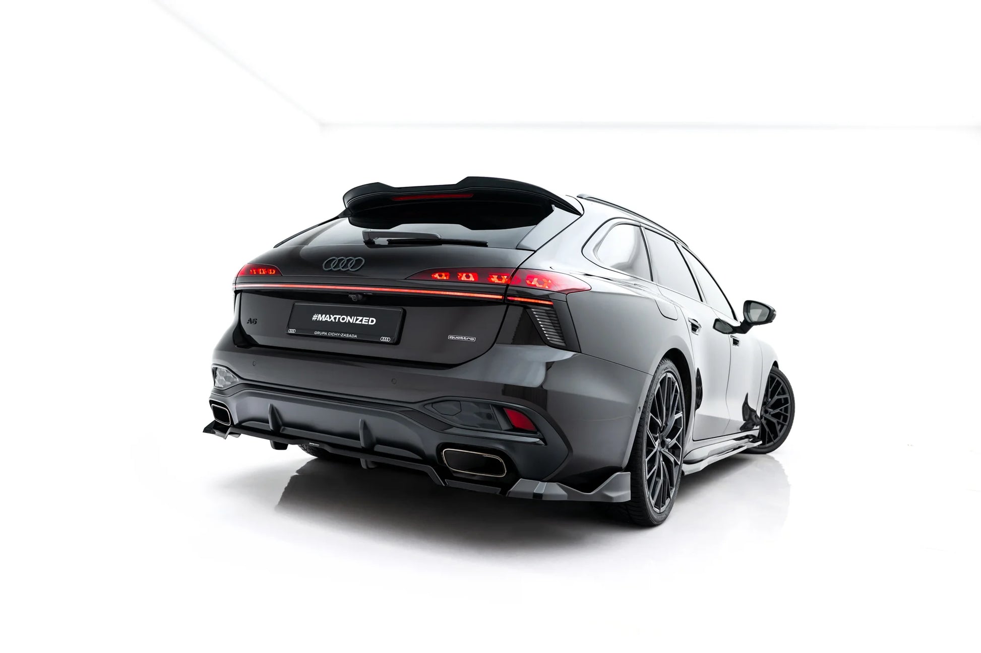 Rear Splitter (with vertical bars) V.4 Audi A6 S-Line C9