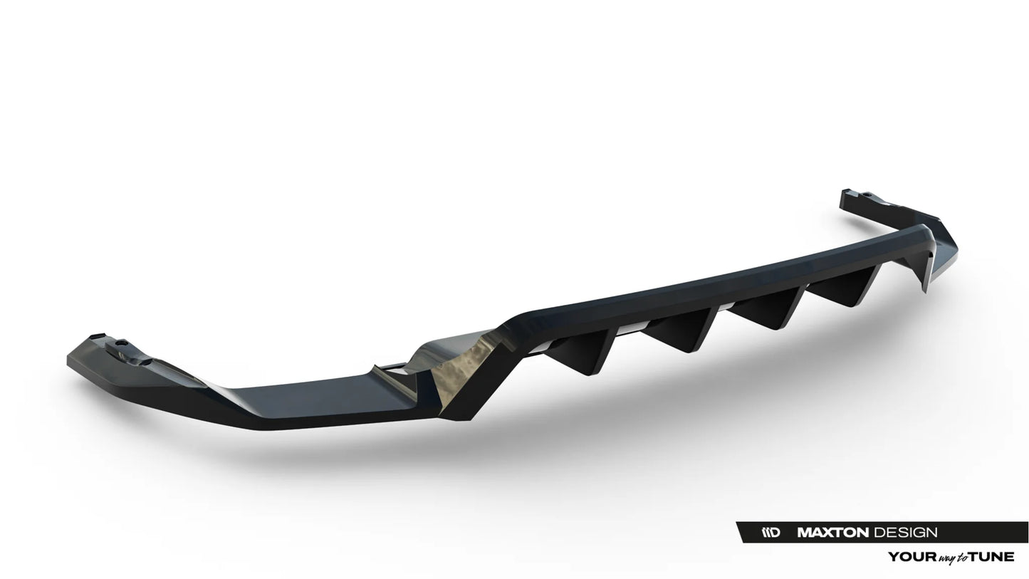 Rear Splitter (with vertical bars) Volkswagen Touareg Elegance Mk3 Facelift