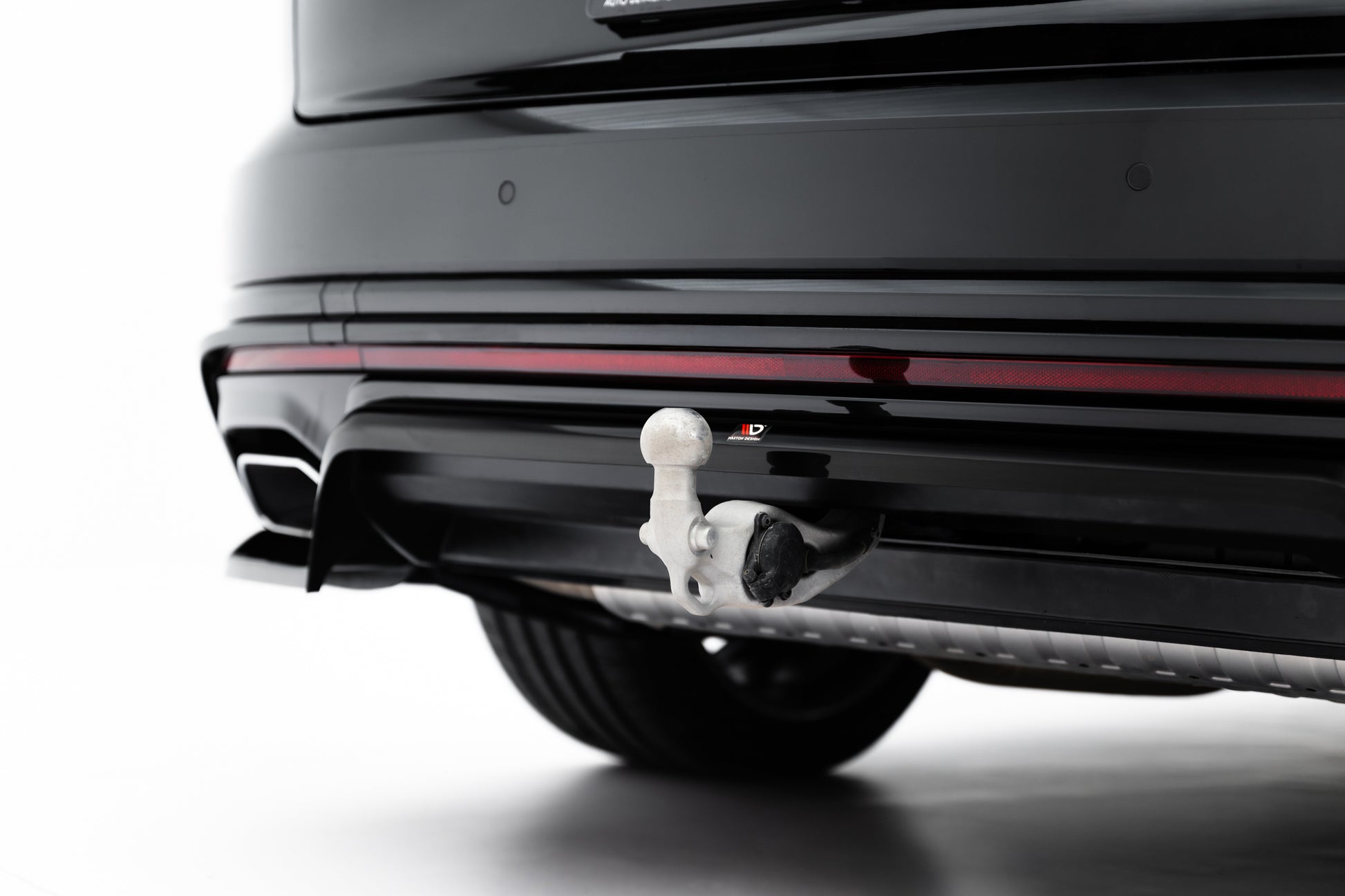 Rear Splitter (with vertical bars) Volkswagen Touareg R-Line Mk3 Facelift