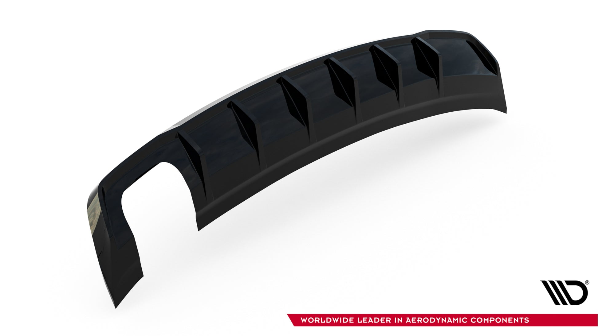 Rear Valance Audi A3 Sedan 8V  (Version with dual exhaust tips on one side)