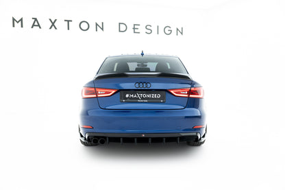 Rear Valance Audi A3 Sedan 8V  (Version with dual exhaust tips on one side)