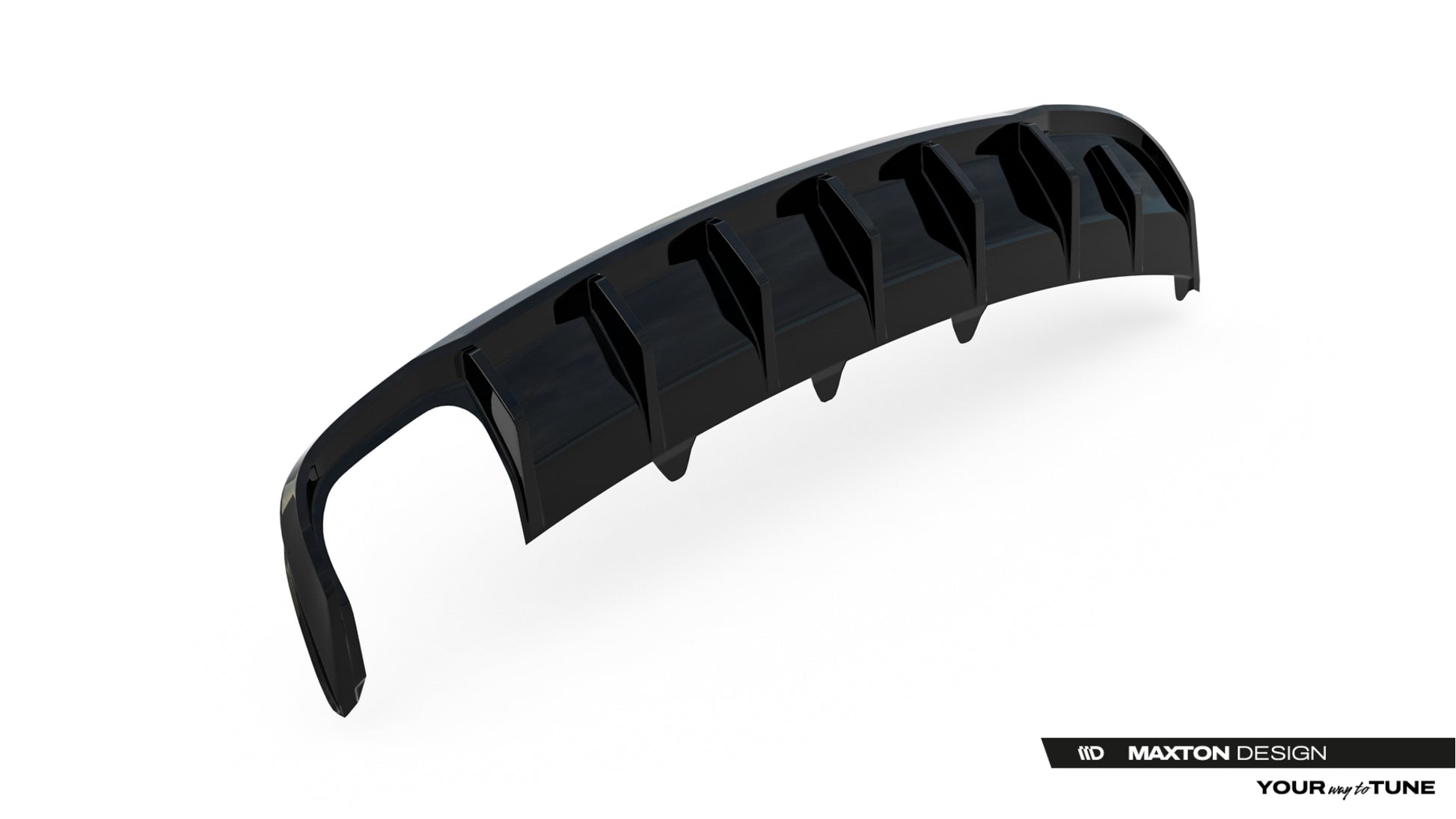 Rear Valance Audi A4 B8 Facelift (Single side dual exhaust version)