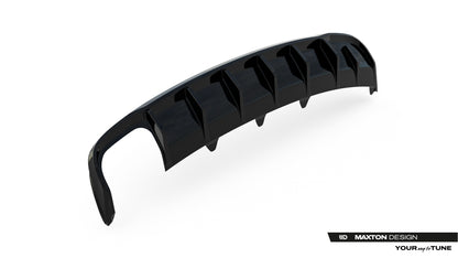 Rear Valance Audi A4 B8 Facelift (Single side dual exhaust version)